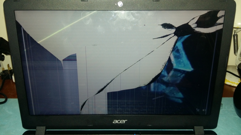 Smashed Acer Screen