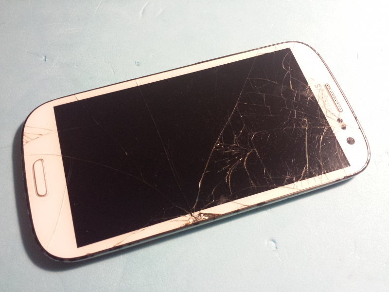 Smashed Samsung Phone